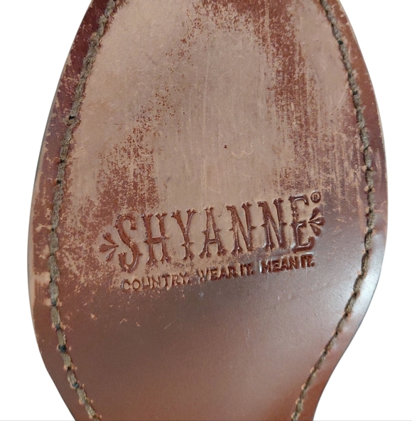 Shyanne Patsy Slouch Western Boots Women's Black Cowboy Boots Size 9 - Picture 7 of 12